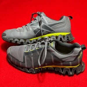 Reebok Zigwild TR 6 Men's 11 Grey Neon Yellow ZigTech Trail Running Shoes